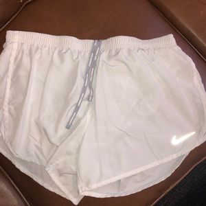 Nike Dri-Fit Running White Shorts